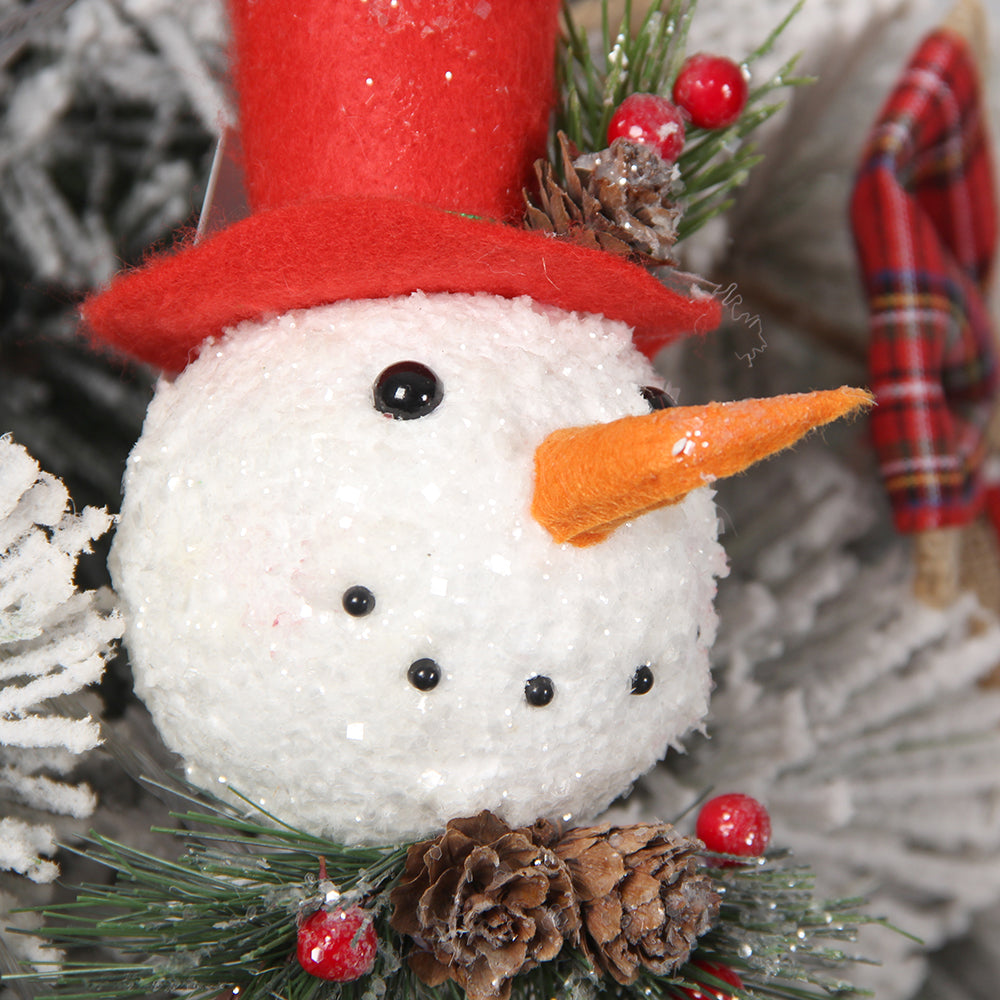 17cm Snowman Decorating Make a Snowman Winter Holiday Outdoor Decoration