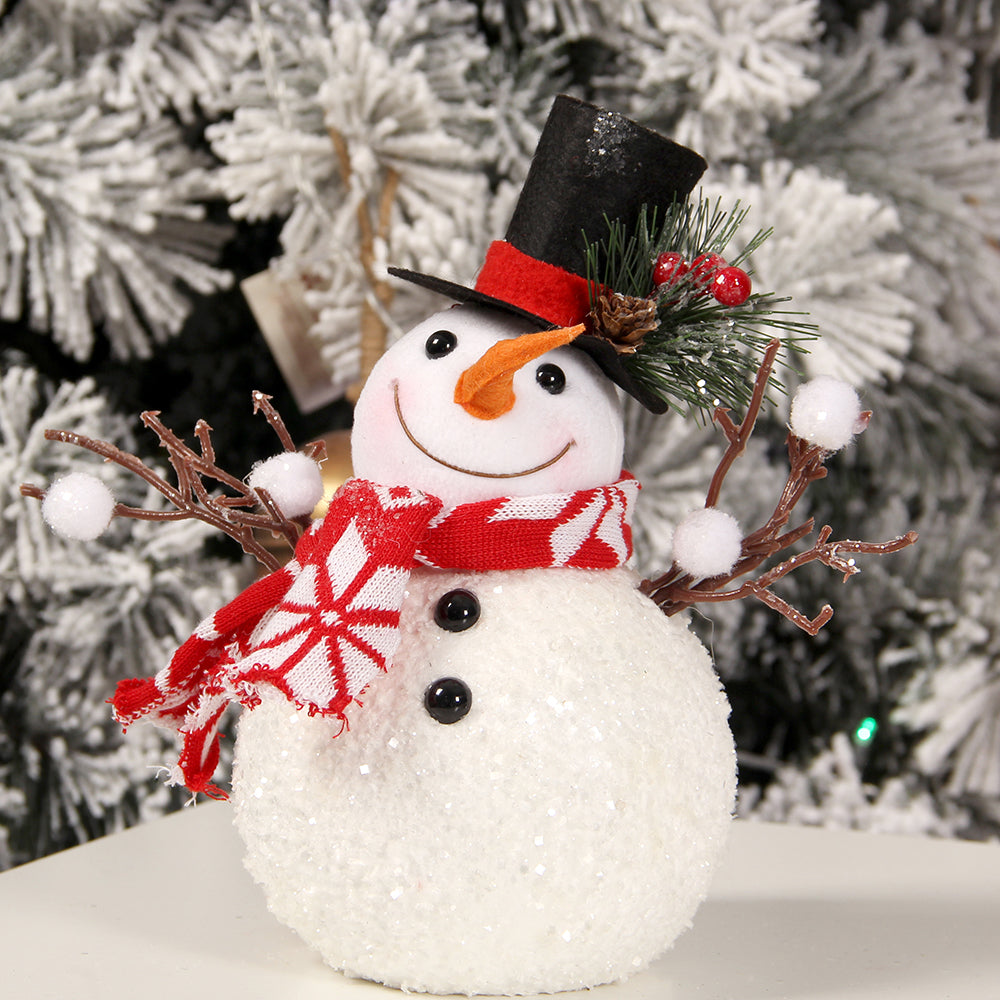 23CM Snowman Decorating Make a Snowman Winter Holiday Outdoor Decorati ...