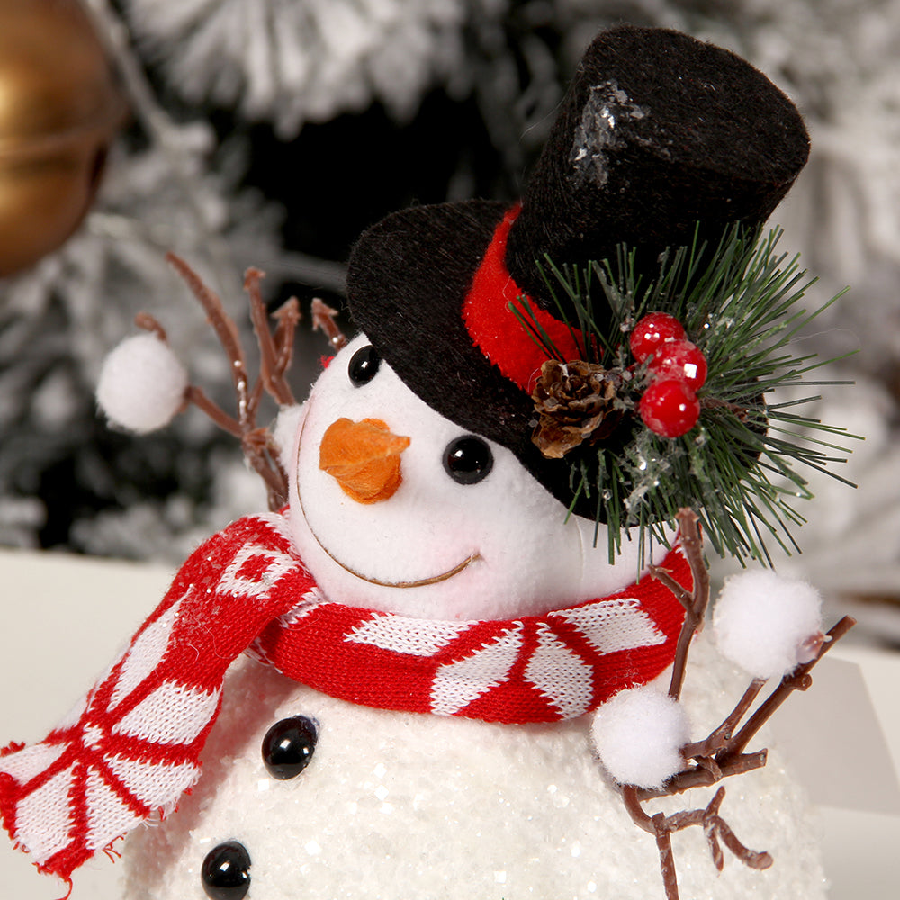 23CM Snowman Decorating Make a Snowman Winter Holiday Outdoor Decoration