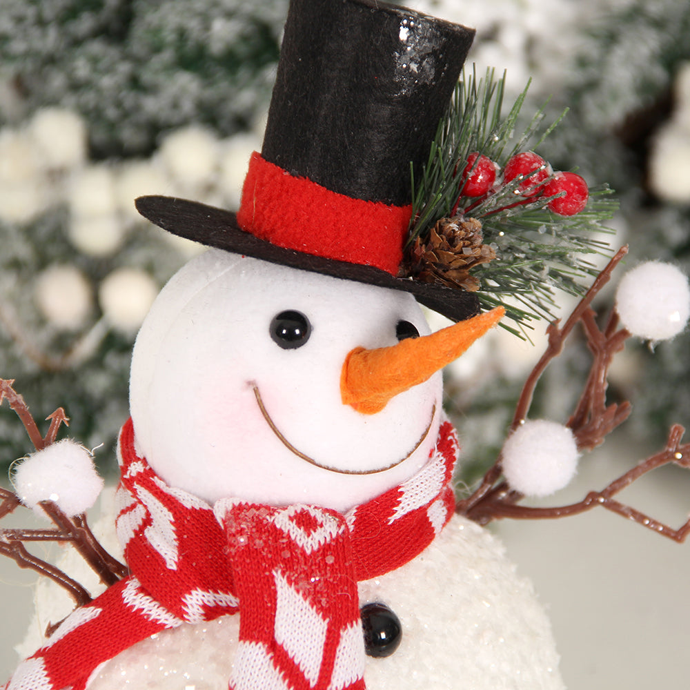 23CM Snowman Decorating Make a Snowman Winter Holiday Outdoor Decoration