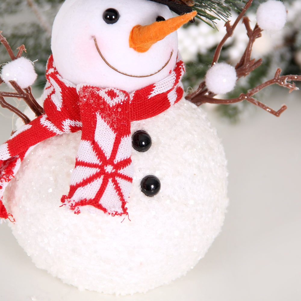 23CM Snowman Decorating Make a Snowman Winter Holiday Outdoor Decoration