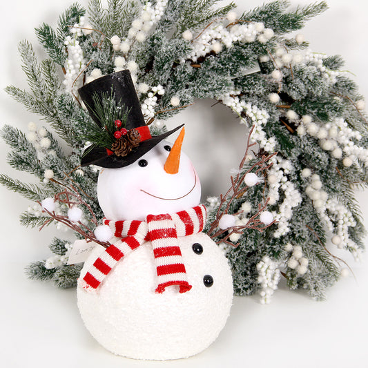 34CM Snowman Decorating Make a Snowman Winter Holiday Outdoor Decoration