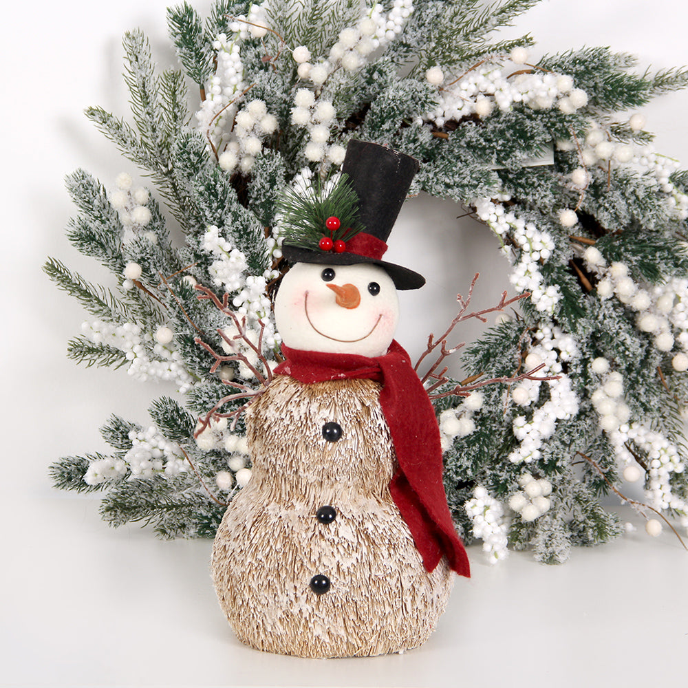 34CM Snowman Decorating Make a Snowman Winter Holiday Outdoor Decoration