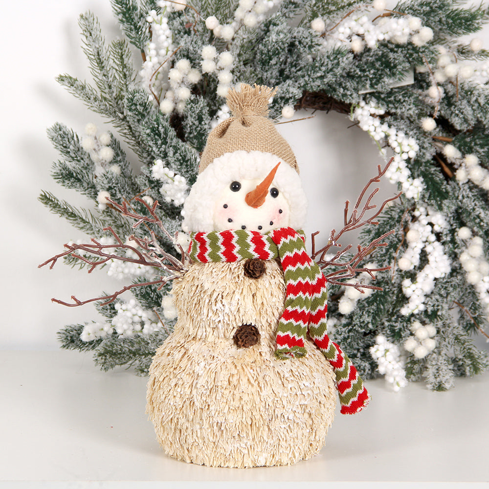 33cm Snowman Decorating Make a Snowman Winter Holiday Outdoor Decoration