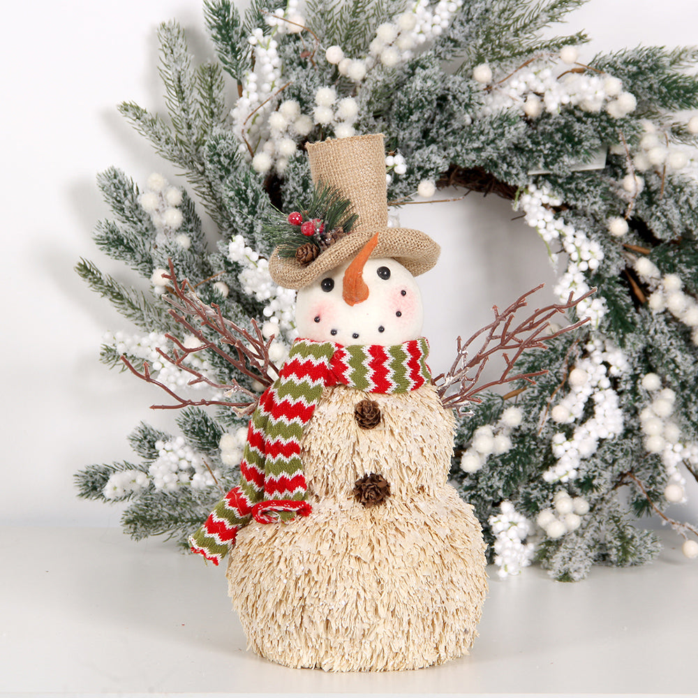 36CM Snowman Decorating Make a Snowman Winter Holiday Outdoor Decoration