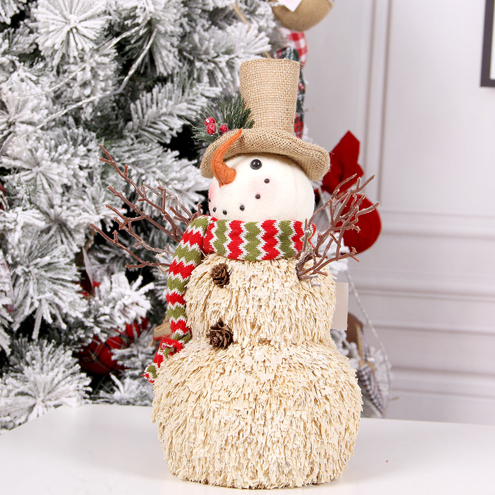 36CM Snowman Decorating Make a Snowman Winter Holiday Outdoor Decoration