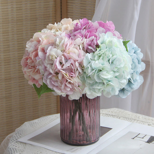 Hydrangea Silk Flower Artificial Hydrangea Silk Flowers Head for Wedding Centerpieces Bouquets DIY Floral Decor Home Decor