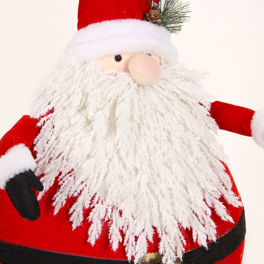 Christmas Santa Claus Dolls Decoration Festival Holiday Display Santa Claus Toy Traditional Xmas santa claus decor