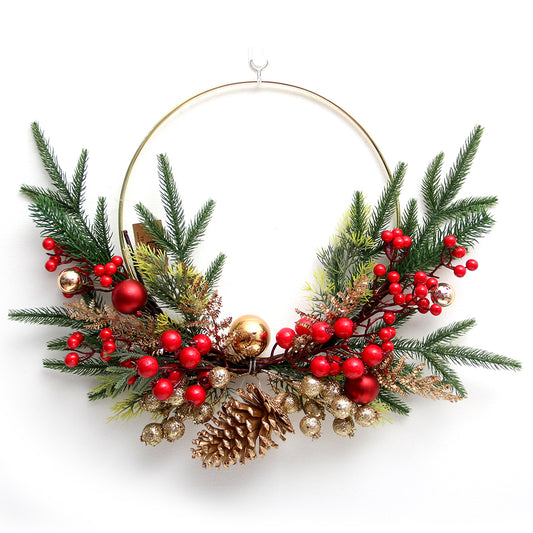 2023 Christmas Decorations 55cm Christmas Wreath Christmas decoration for Front Door