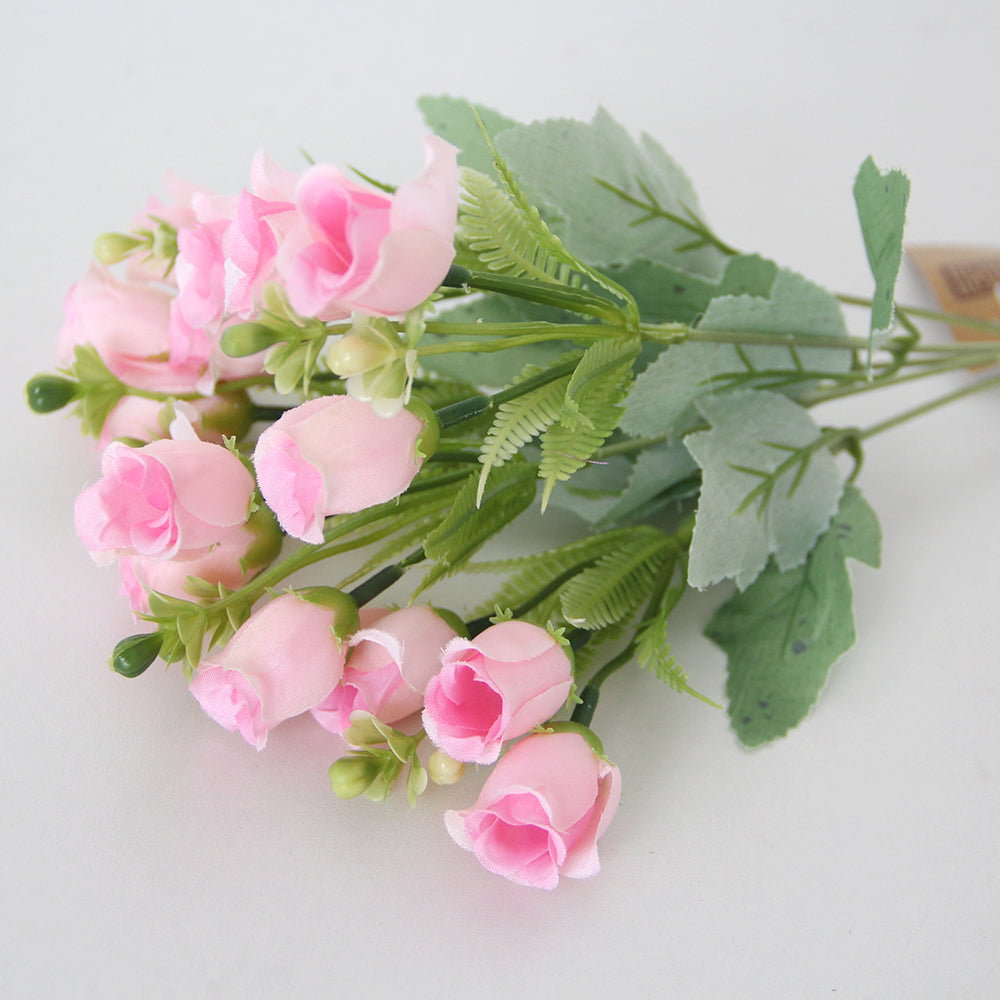 30CM Rouge Spring and Summer Silk Rose Artificial Flower Home Decoration Table flowers