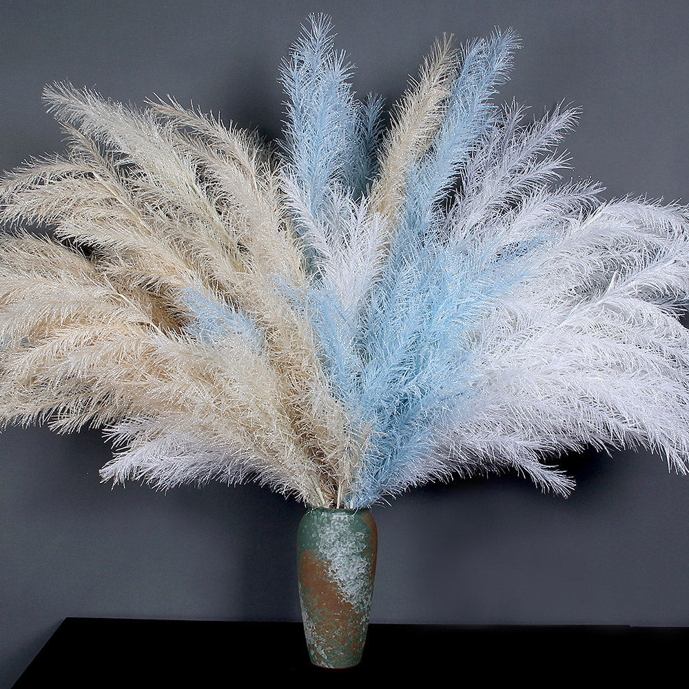 Modern Luxury Lifelike Artificial Pampas Grass 110CM Pampas Grass Decor For Wedding Party Home Store Decor