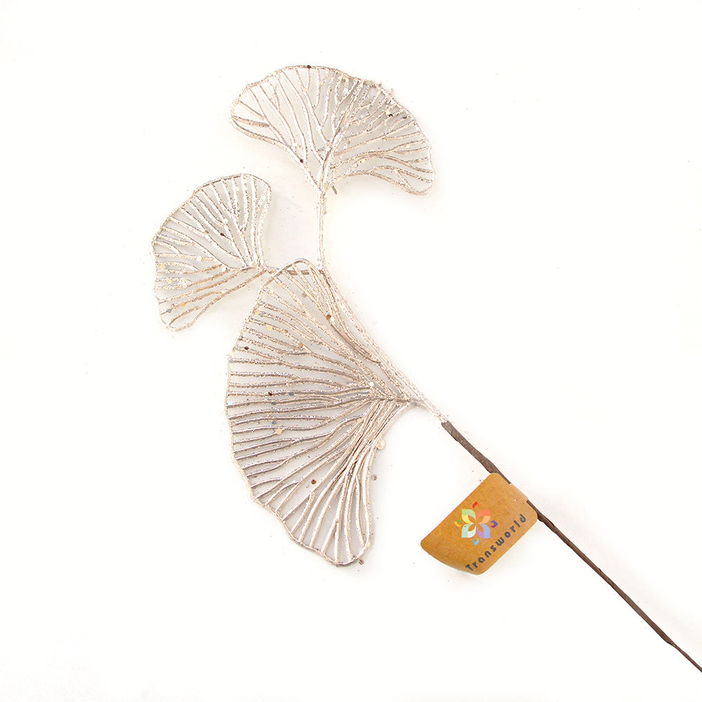 40cm gold leaf picks Christmas decorations