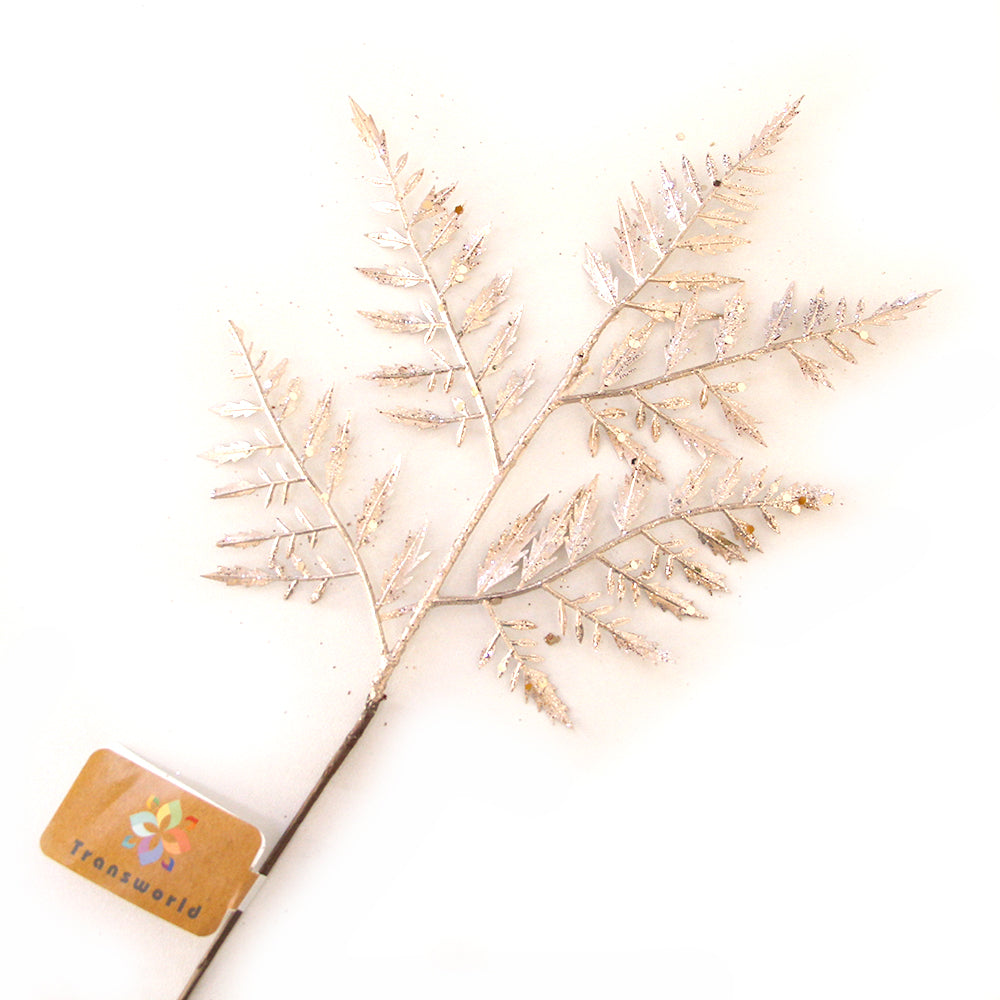 40cm gold leaf picks Christmas decorations