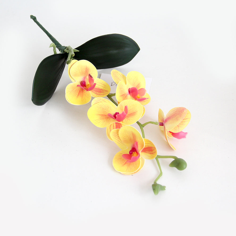 40cm 3D 5 flowers butterfly orchid artificial flower home decoration