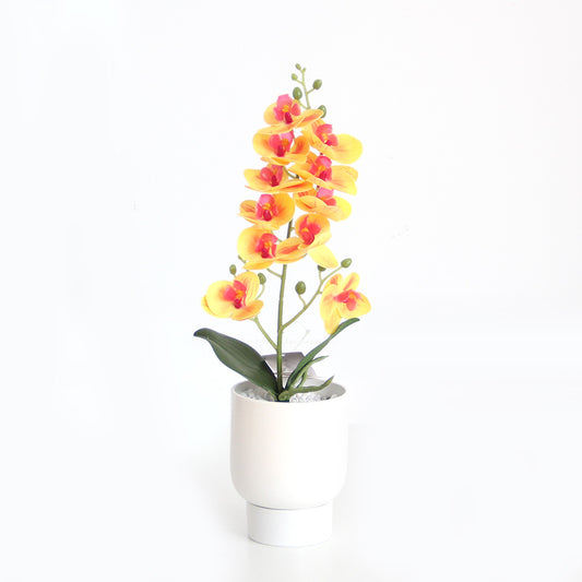 44cm 3D 11 flowers mini orchid artificial flower home decoration