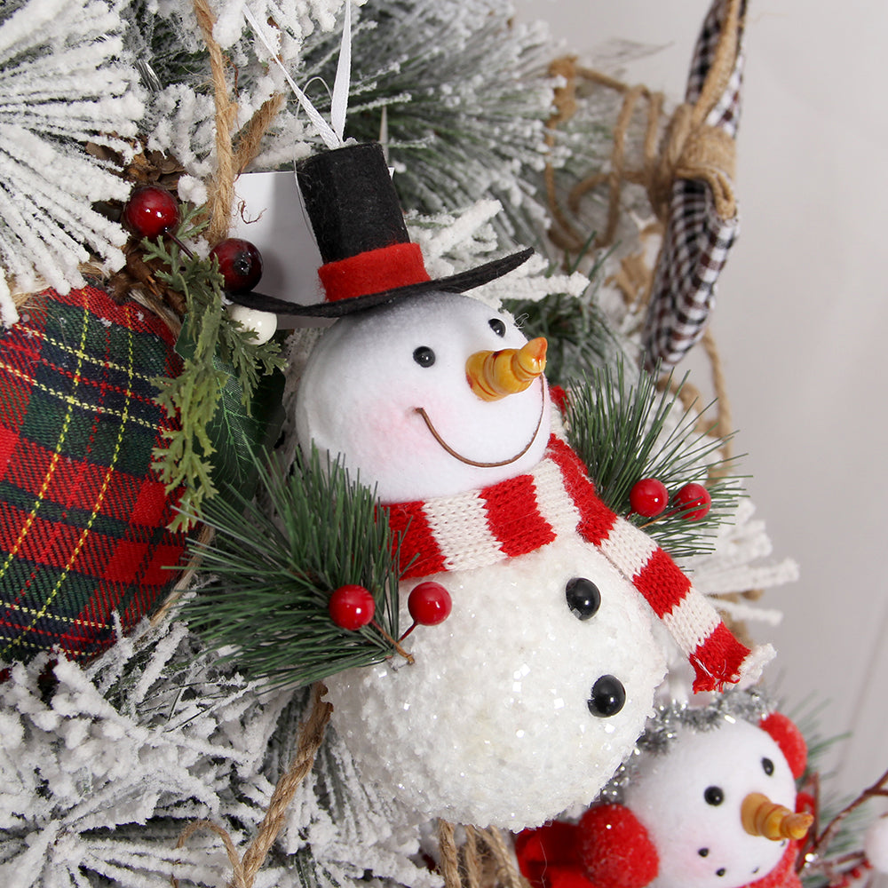 17cm snowman decorating make a snowman winter holiday outdoor decoration