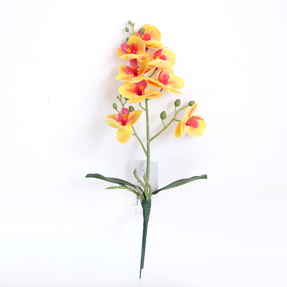 39cm 3D 8 flowers mini orchid artificial flower home decoration