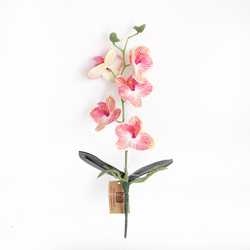 40cm 3D 5 flowers butterfly orchid artificial flower home decoration