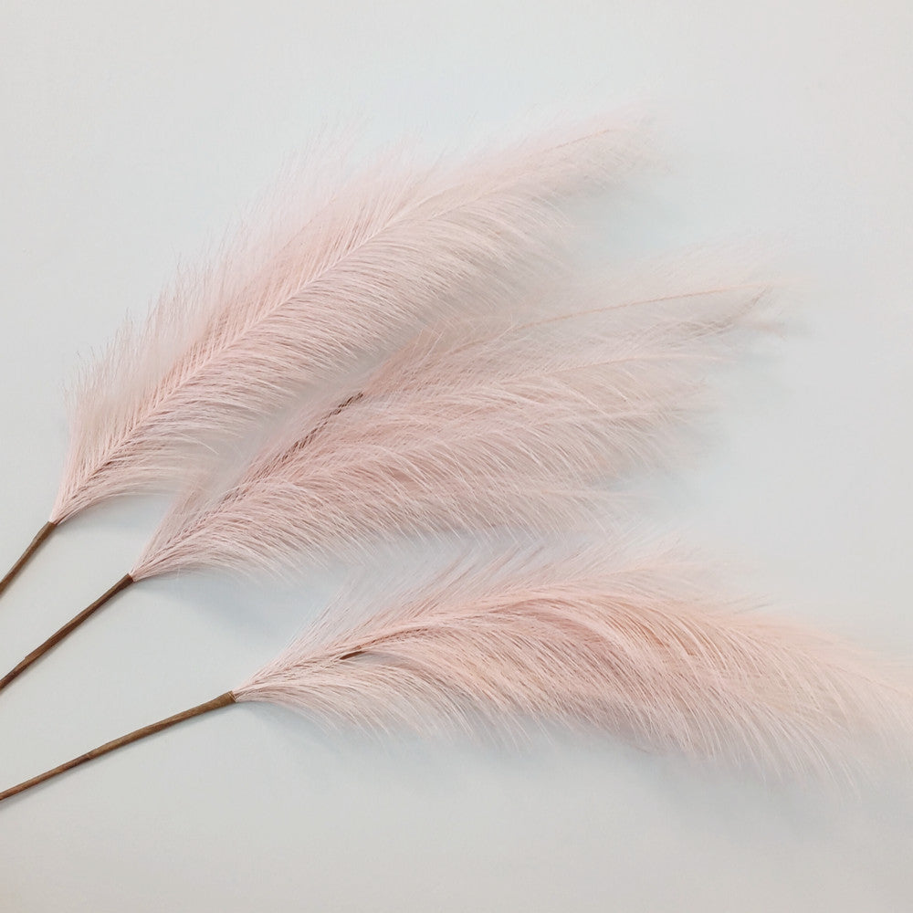 80cm Artificial Pampas Grass Dirty Pink Pampas Grass Decor Wedding Immortal Non-polluting Fake Pampas Grass