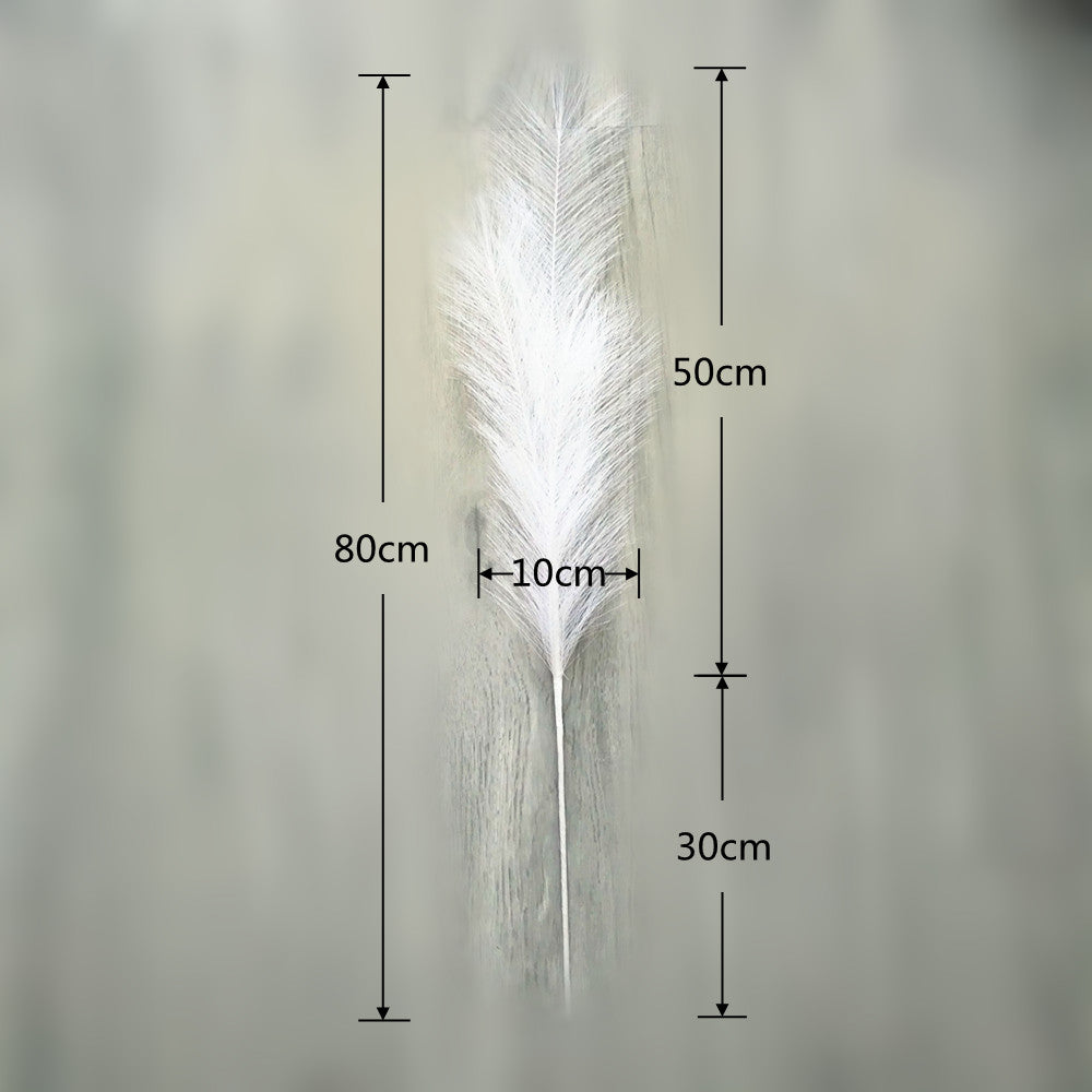 Popular Luxury Hand Made Pampas Grass White High Quality Pampas Grass Decor Immortal Artificial Pampas Festival Wedding Decor